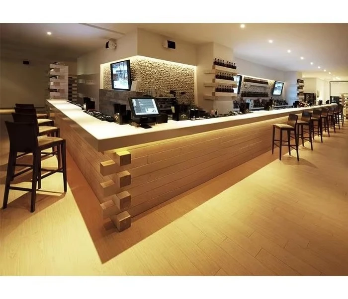 

New Design Wine Restaurant Design Artifical Marble Juice bar Counter for Sale