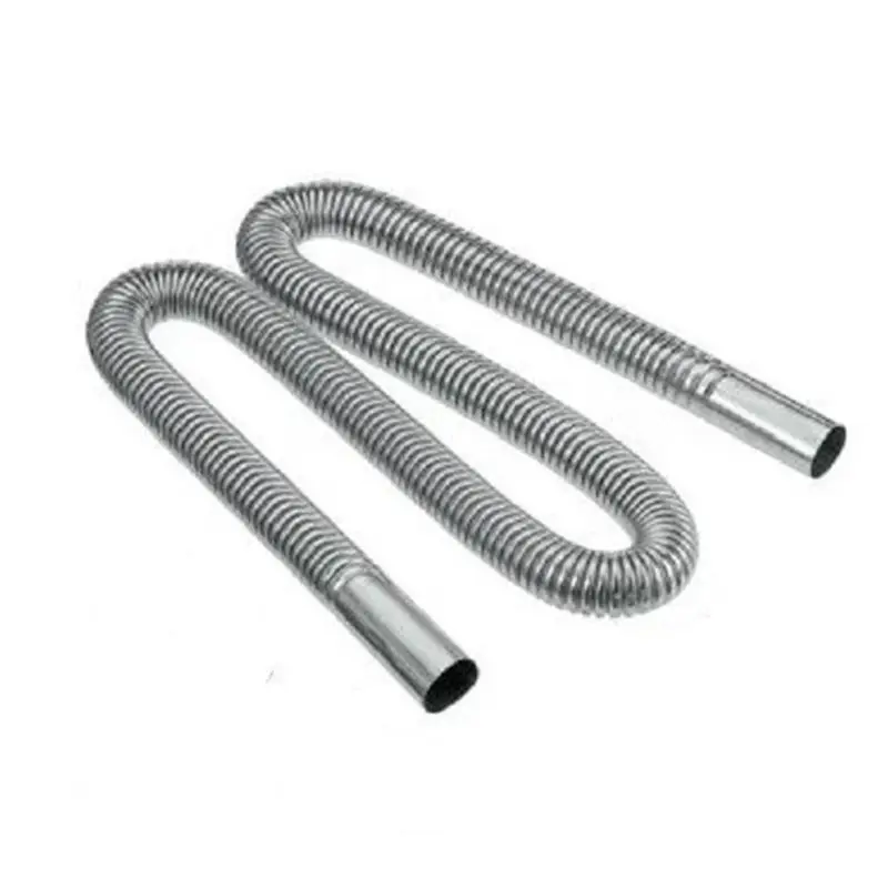 Top Sale 300cm Car Auto Air Parking Heater Exhaust Pipe with 2 Clamps Exhaust Hose for Power Generator, Exhaust Pipe
