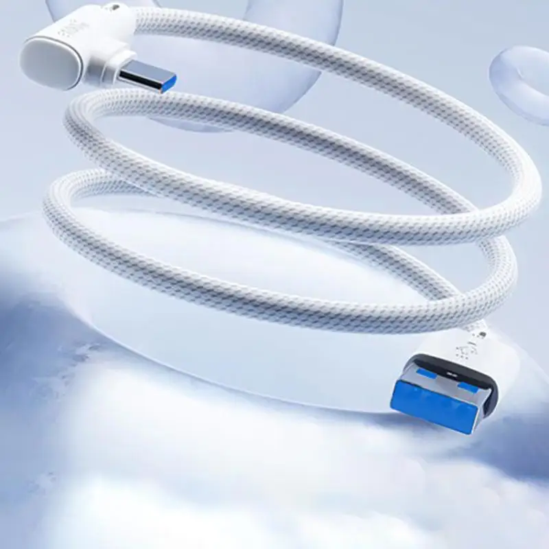 1PC USB to Type C Elbow Data Cable 240W Flash Charging Durable Quick Charge Cord for Daily Phone Charging at Home