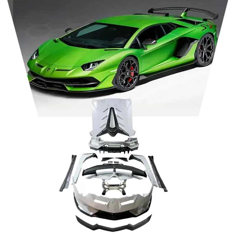 Autoteile SVJ Style Dry Carbon Fiber Body Kit Für Lamborghini LP700 LP720 LP750 Upgrade SVJ Body Kits