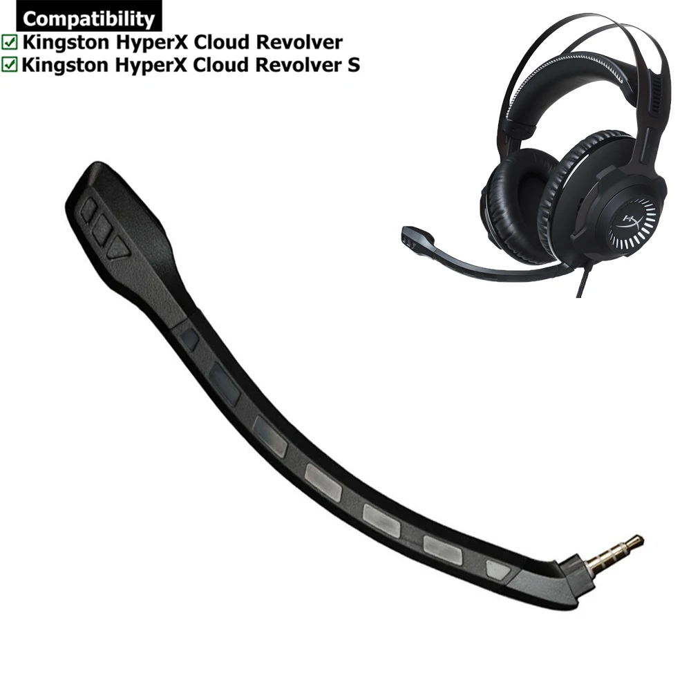 Kingston HyperX Cloud Revolver S 게임용 헤드셋 헤드폰 용 교체 Aux 게임 마이크 구즈넥 마이크 붐