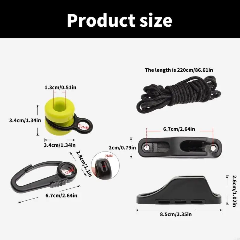 conjunto-acessorios-para-baixo-conjunto-equipamento-engrenagem-pesca-fairlead-cleat-86in-cord