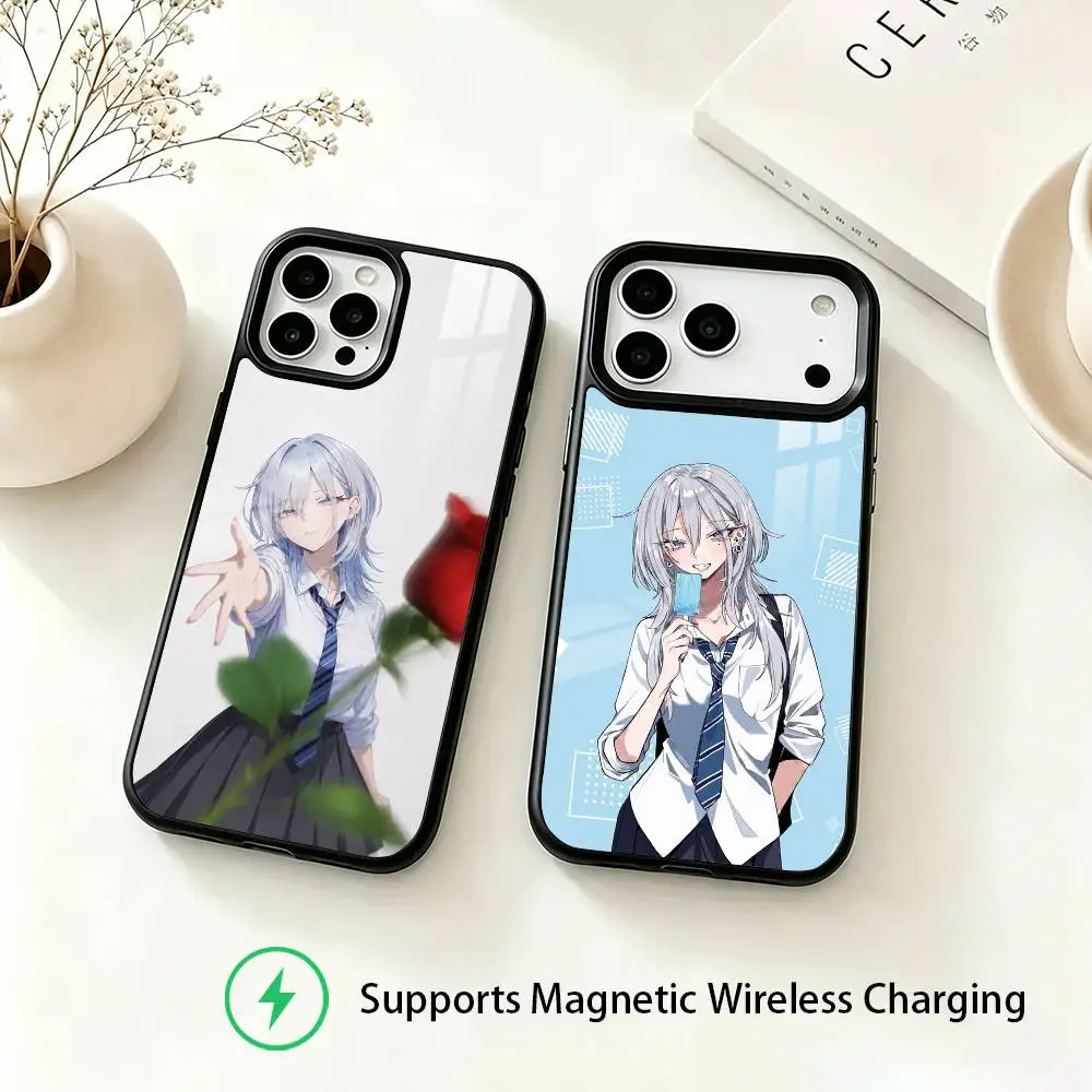 H-Haimiya Senpai Phone Case For iPhone18,17,16,15,14,13,12,11 Plus,Pro Compatible with magnetic wireless charging