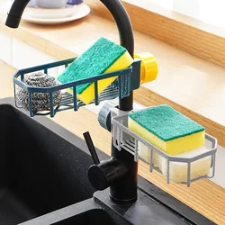 Adjustable Sink Drain Rack Sponge Storage Faucet Seat Soap Drain Rack Basket Organizer Kitchen Bathroom Accessories Dish Rack