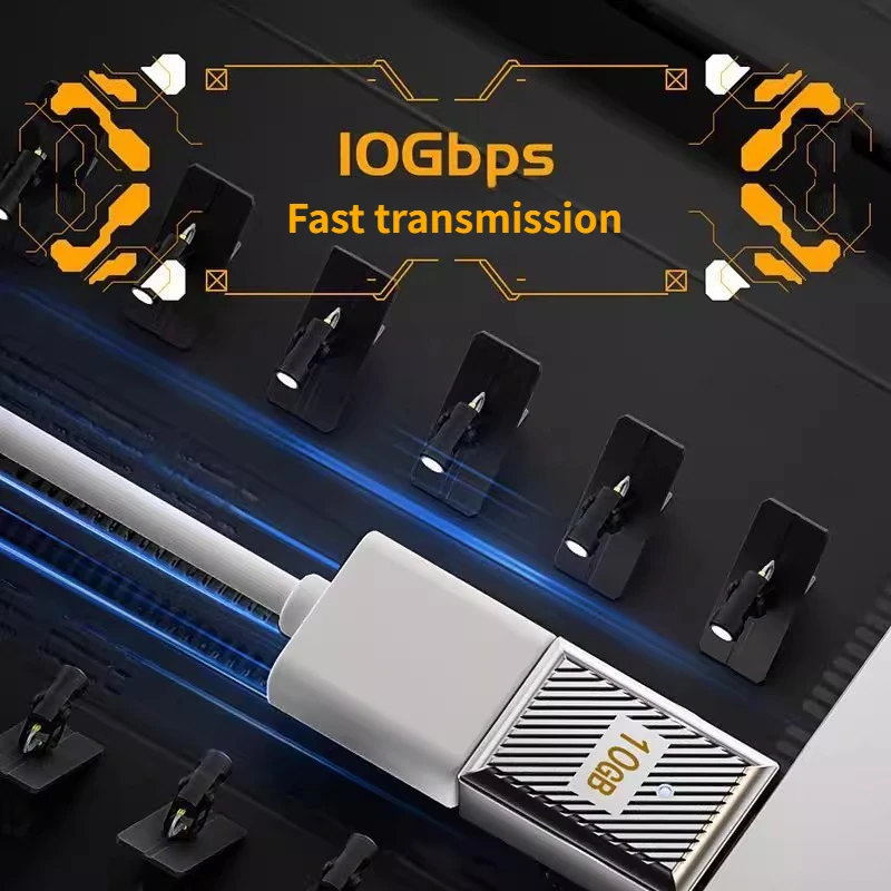 

120W Elbow OTG Adapter Type-C to USB3.1 Converter for Tablet Computer External U-Disk Mechanical Mouse USB C Connector