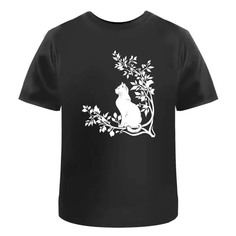 

Хлопковая футболка Cat Sitting On Branch Ta048794