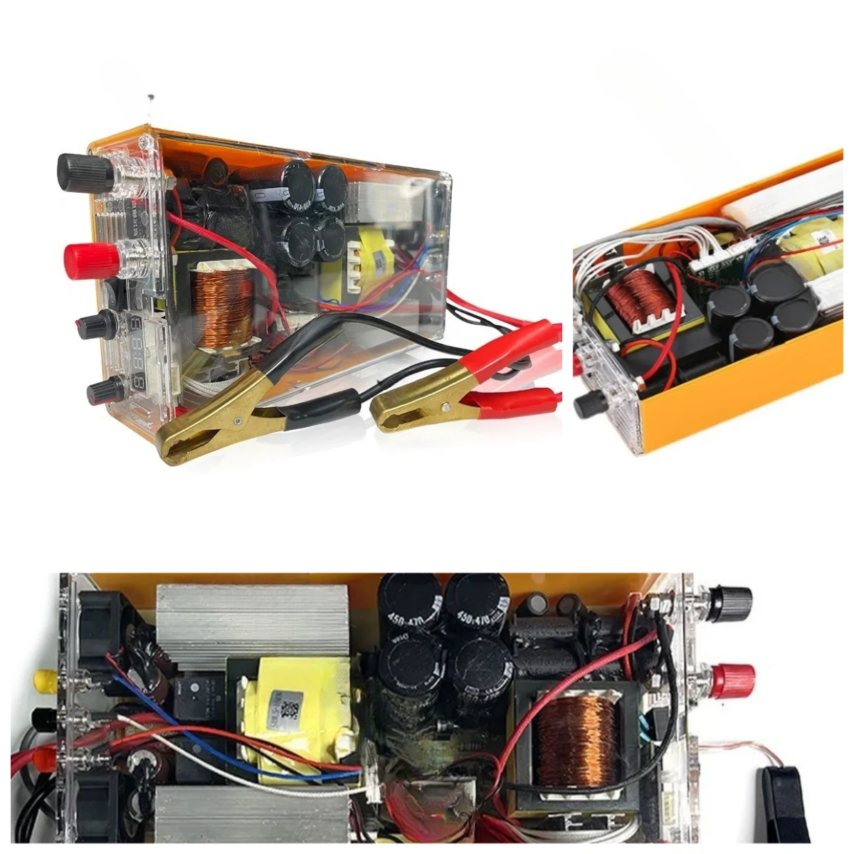 1600M 4000W 12V Battery High Power Smart Inverter/Converter, Electronic Step-Up Transformer