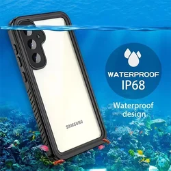 IP68 Waterproof Case for Samsung Galaxy A17 5G A56 A36 A26 A16 5G A35 A55 A15 A25 Body Protection Diving Cover Coque Capa