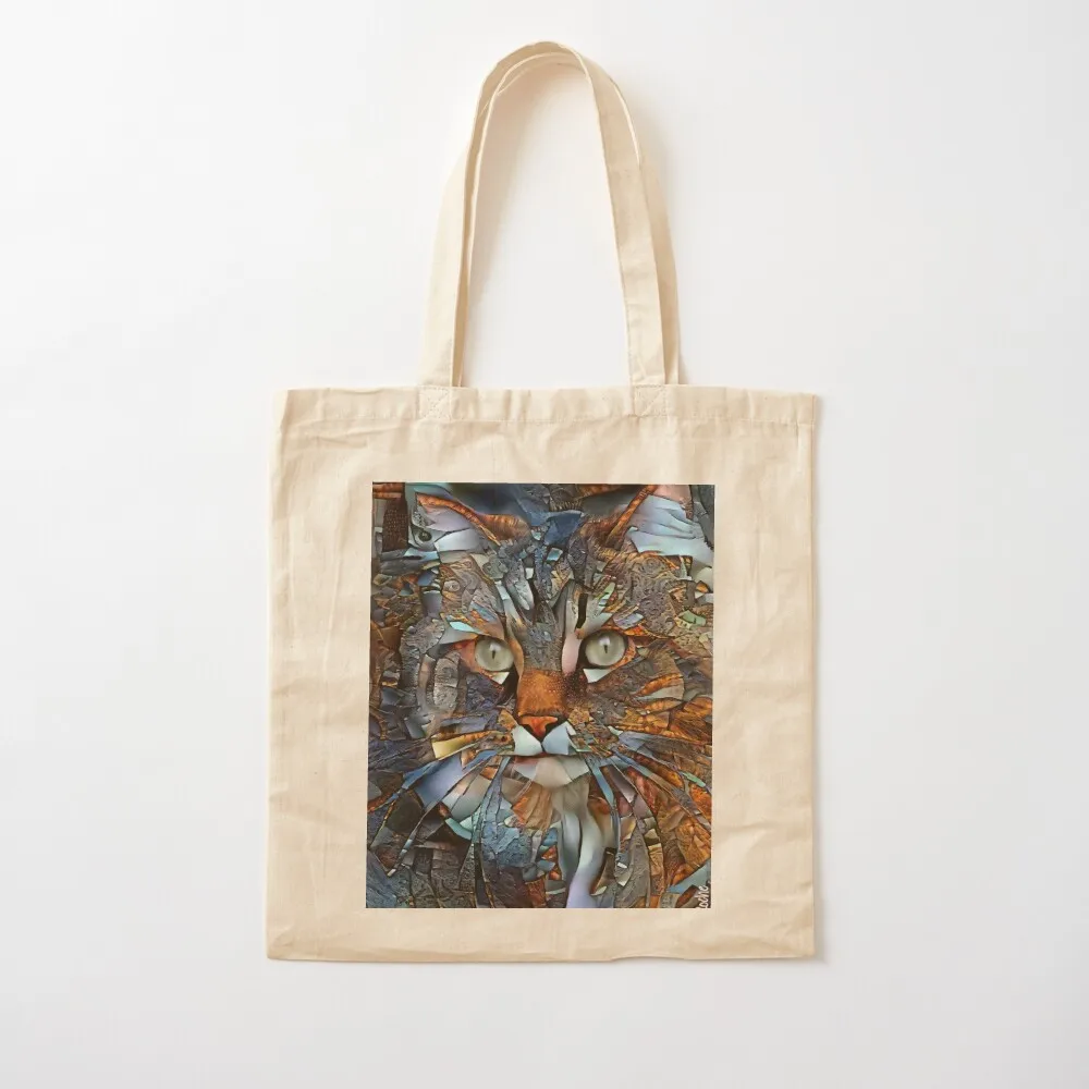 

Paris, cat, cat, chat, lea roche paintings Tote Bag canvas tote large size bags Women's Gift bags Canvas