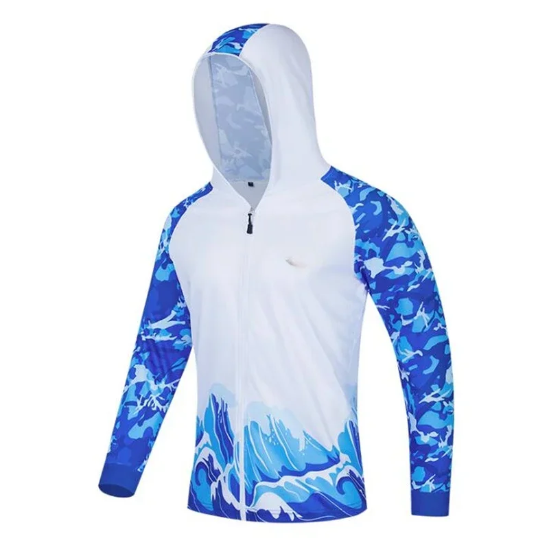 

Long Sleeve Fishing Jersey Professional Breathable Quick Dry Fishing Hoodie Outdoor Men Clothes Fishing Coat