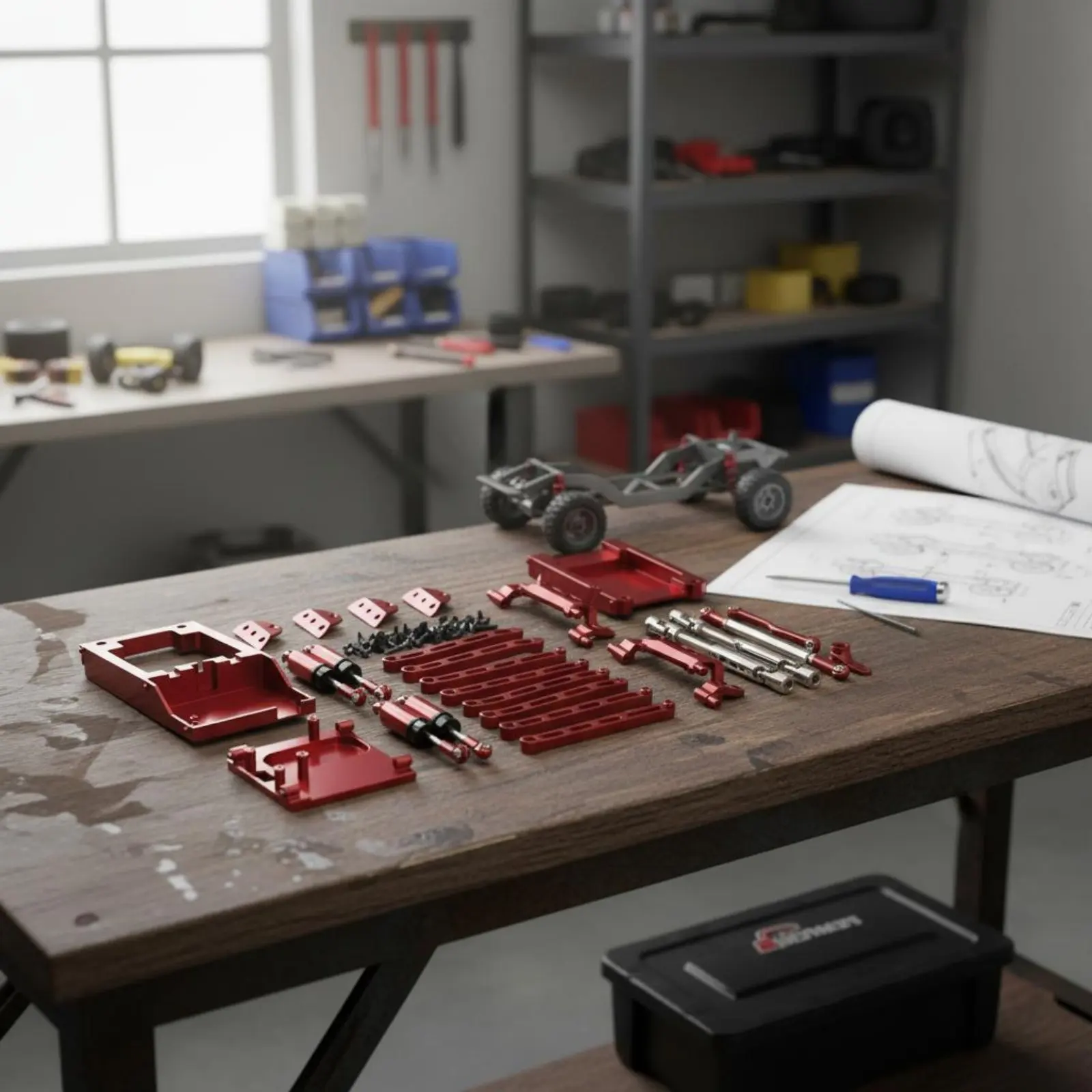 

Комплект MN168 MN78: Прочный металлический шасси и набор тяг для радиоуправляемых машин масштаба 1/12 для бездорожья