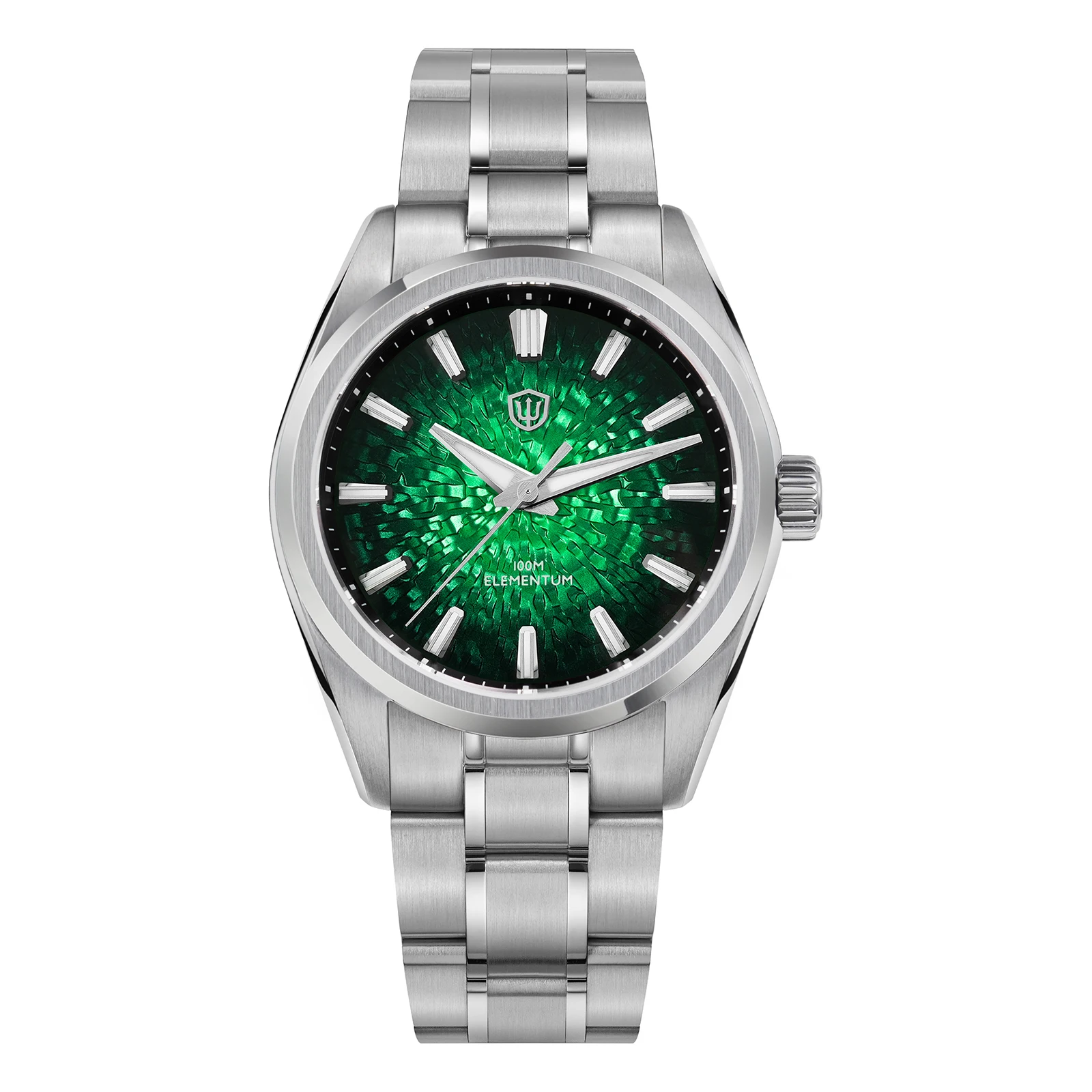 Watchdives 38mm Mannen Quartz Horloge VH31 Sweep Seconden Beweging ijskristal Titanium Waterdichte Horloges WD0003B WD0003C WD0003D