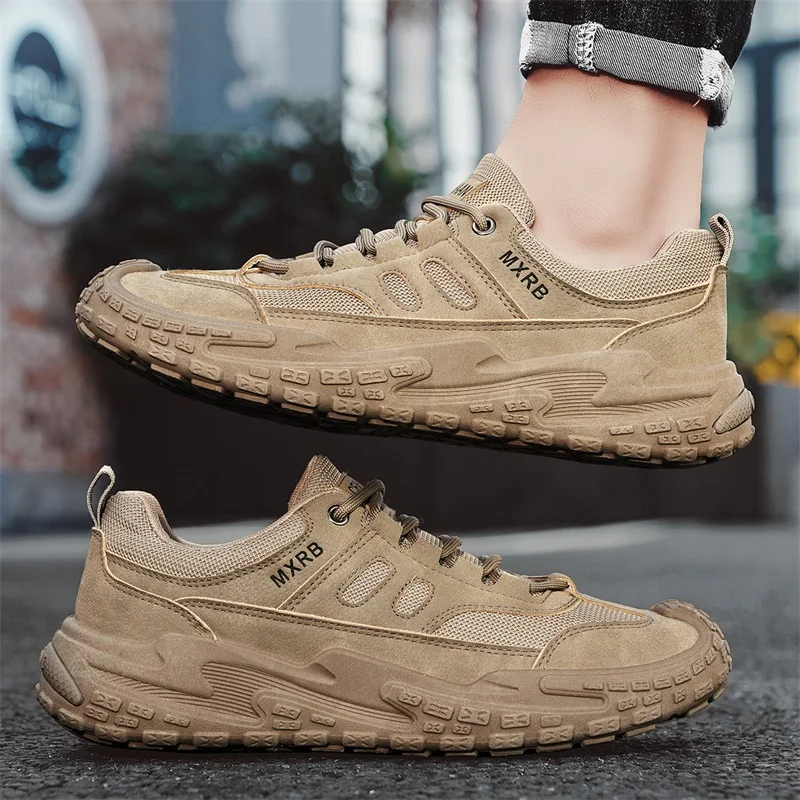 

2025 New Thick soled Comfortable Trendy Fashion Personalized Casual Low cut Mesh Breathable Versatile Work Men's Shoes