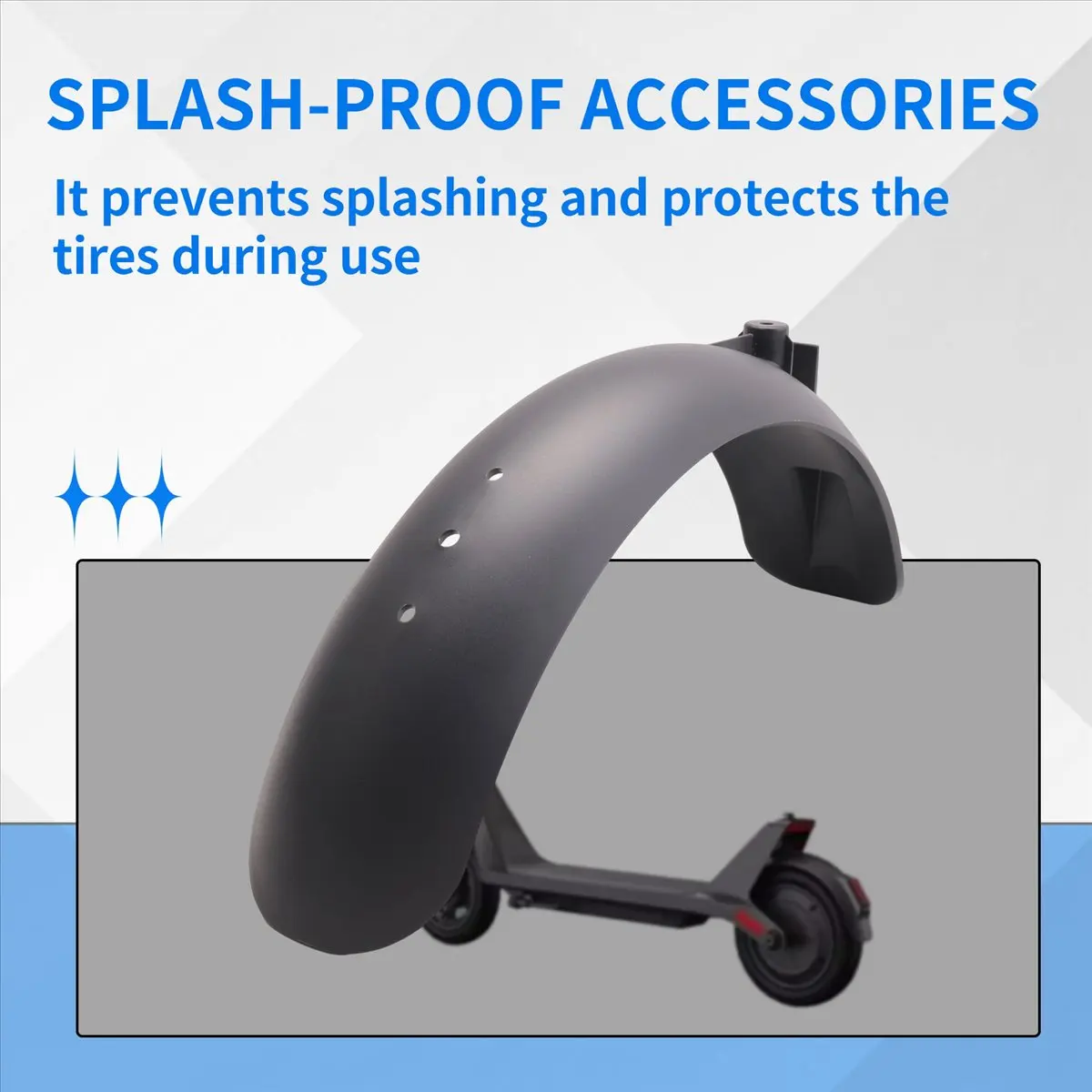 

Задний брызговик для электрического скутера ABJV для 4-го поколения (го поколения), задний брызгозащищенный брызговик, аксессуары