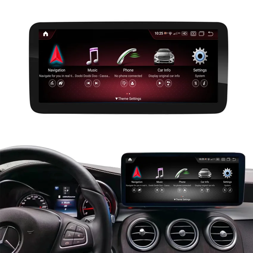 SD680 8+128GB 12.3 Inch Touch Screen Car Stereo for a Class W176 A180 A200 A45 2012-2018 Car Multimedia Player