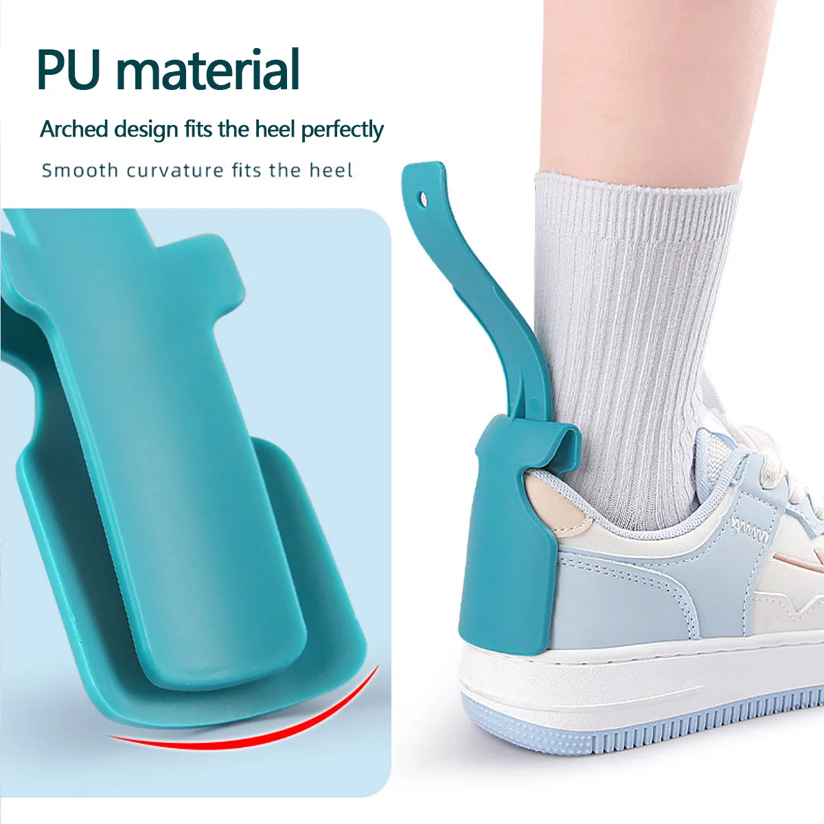 Plastic Professional Shoe Horn, Anti-Slip Lazy Shoe Helper High Quality Shoe Lifter for Elderly Adults