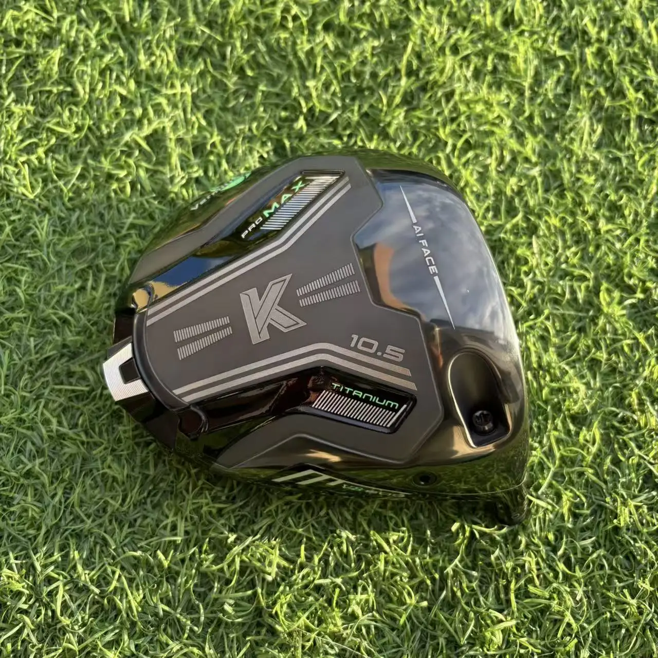 Golf Driver Head PRO MAX Titanium High Forgiveness Golf Driver Head 9.5/10.5° Adjustable Loft Weight Custom Golf Club Head
