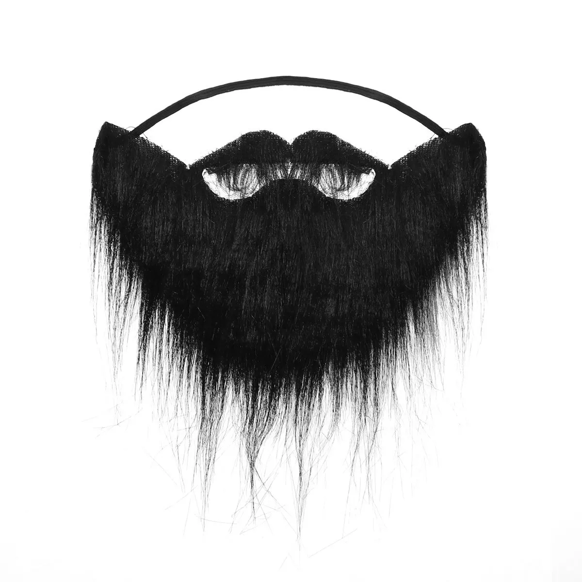 Fausses moustaches, bande élastique noire pour adultes et enfants, fournitures de fête d'halloween, accessoires de Festival de costumes, moustaches de barbe