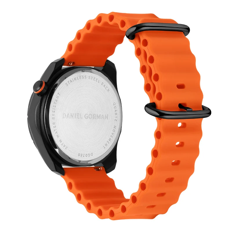 Herren-Designeruhr von Avantgarde, inspiriert von Schwerkraft, magnetischer Zeiger, künstlerisches Zifferblatt, wasserdicht, lässiger Stil