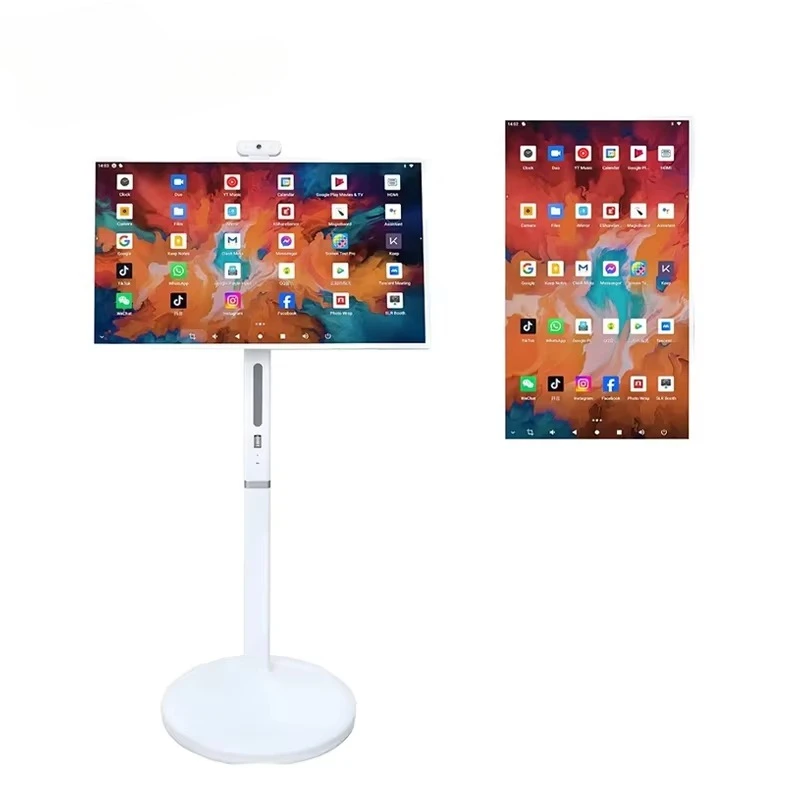 Customize  Android 21.5 Inch Touchable Smart TV Long Working Time Portable Smart Touch Screen Display