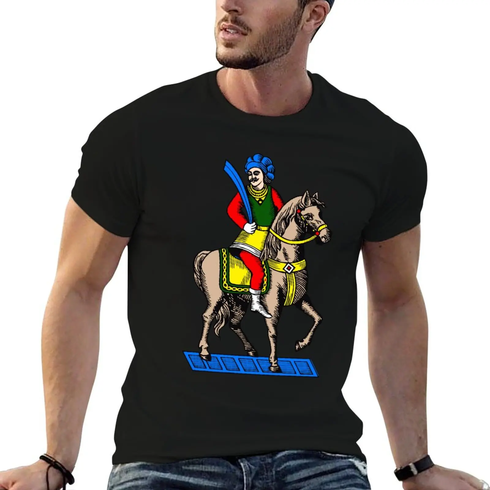 Il cavaliere di Spade T-Shirt quick drying customs mens graphic t-shirts