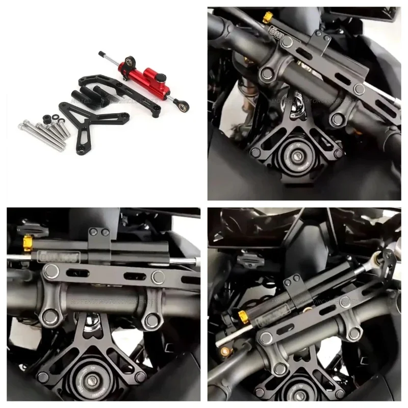 New Motorcycle Steering Damper Stabilizer and Bracket Mount Kit For YAMAHA TRACER 9 TRACER9 Tracer 9 Tracer 9 GT 2021 2022 2023
