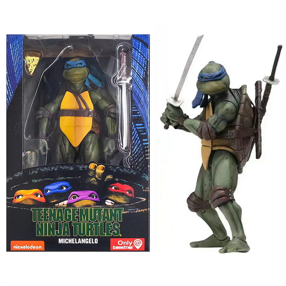 Teenage Mutant Ninja Turtles Action Figure NECA TMNT Film Edition Movable Model Toys