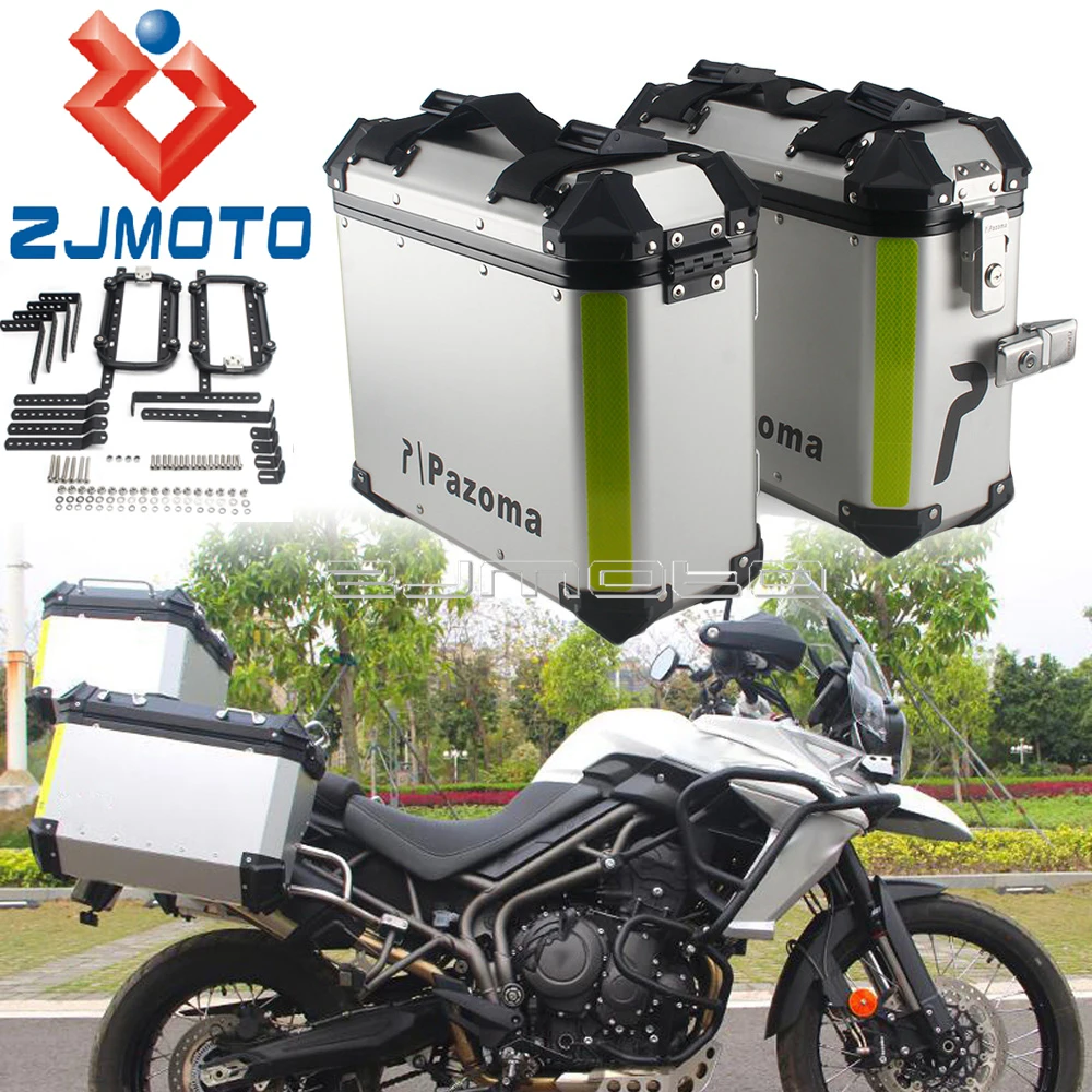 

Motorbike Saddle Bag 36L Waterproof Pannier Box Side Tool Case Rack Luggage Boxes For BMW R1250GS F 750 800 850 GS V-Storm 650