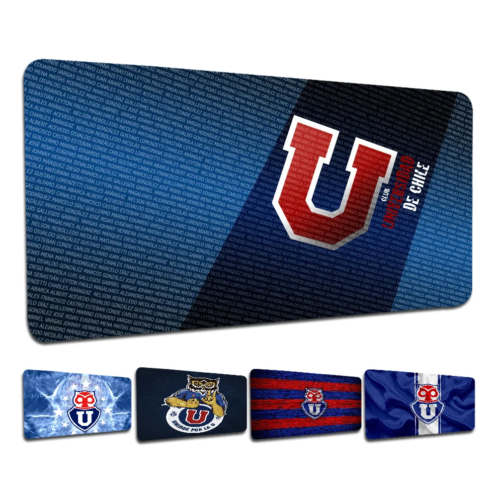 

University Of-C-Chile Fashion Logo 80x30cm XL Lockedge Thickened Mouse Pad Oversized Gaming Notebook Mat For PC Computer Table