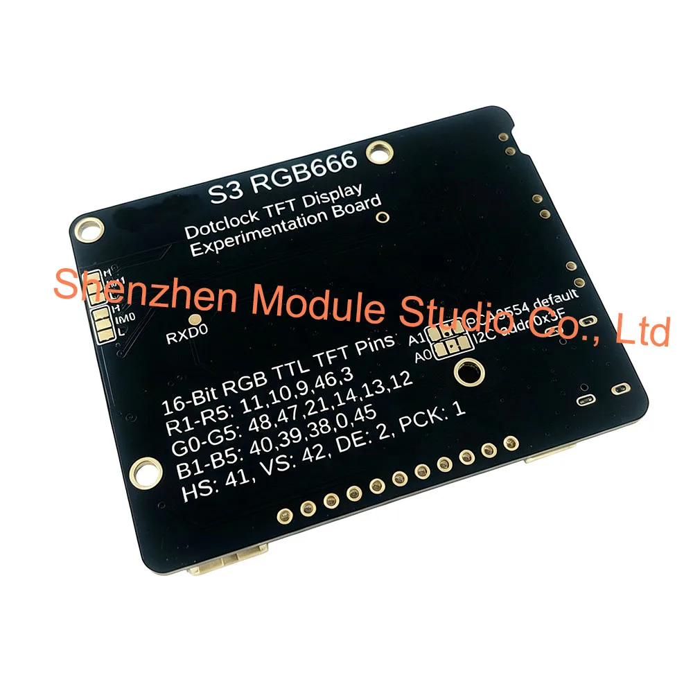 5800 ESP32-S3 RGB TTL Interface Board with Backlight Driver & I2C Expander - Supports 480x272 to 800x480
