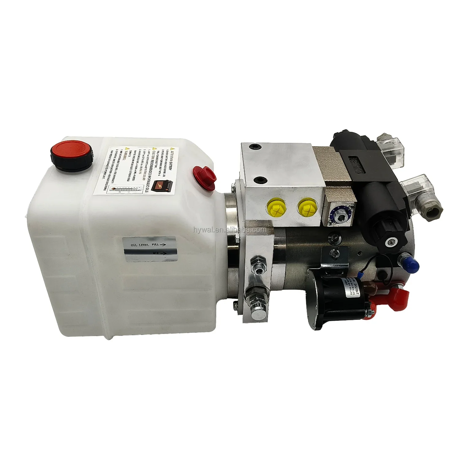 

Hywaloil DC12V 1.6KW Compact Design Fuel Hydraulic Pump Station High-Performance Power Pack