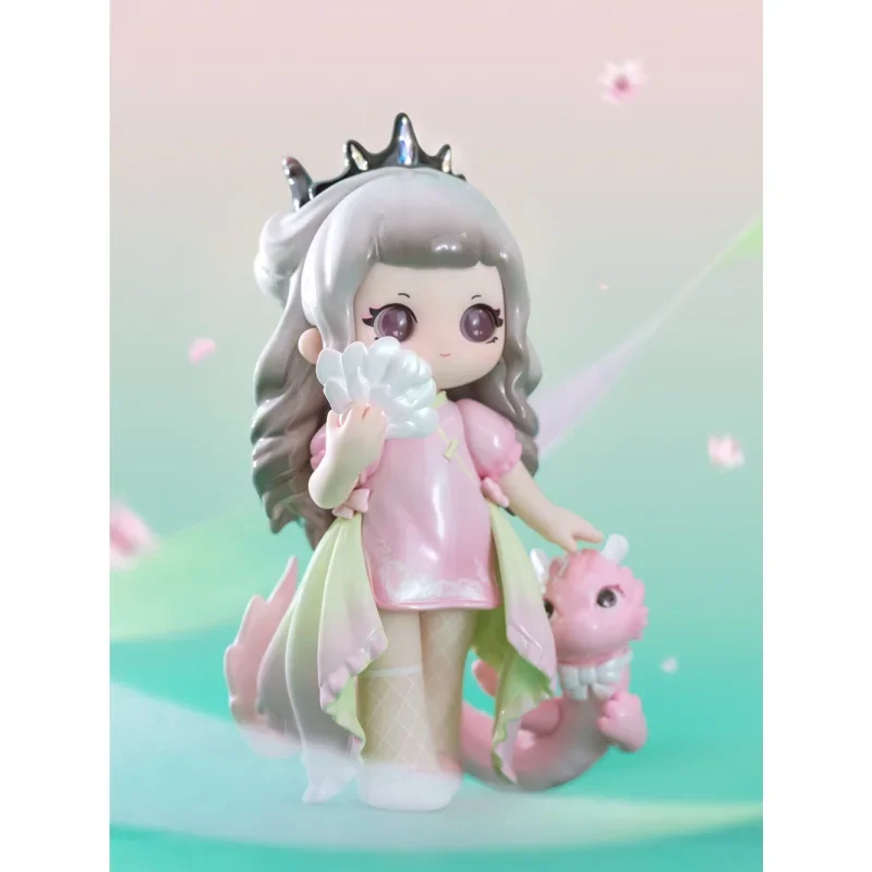 ZIYULI Painting Like A Dream Roll Series Kawaii Ornaments Figurines Home Decor Desktop Dolls Gilrs Gift Model Toys Model