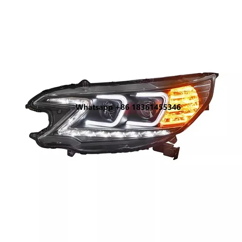 

For 12-14 CRV Daytime Running Lamp 2pcs LED Headlight Headlamp Assembly DRL
