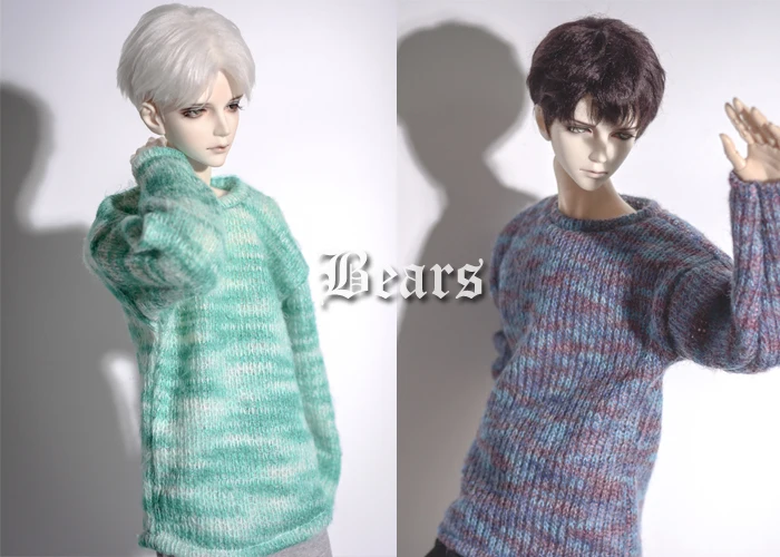 BJD Doll Clothes Colors Fashion Loose Knitted T-shirt Top 1/3 1/4 BJD SD DD MSD MDD SD13 SD17 POPO68 Uncle SSDF Doll Accessories