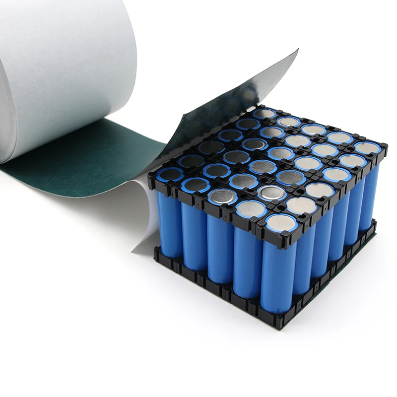 1~50m 18650 Insulation Gasket Barley Paper Green Width 25~500mm Cell Li-ion Battery Adhesive Glue Fishing Tape Insulated Pads image 6