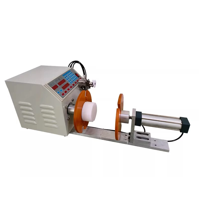 Industrial Electric Winding Machine Power Cord/Data Cable Coiling Packaging With Memory Function Automatic Meter Counting and So