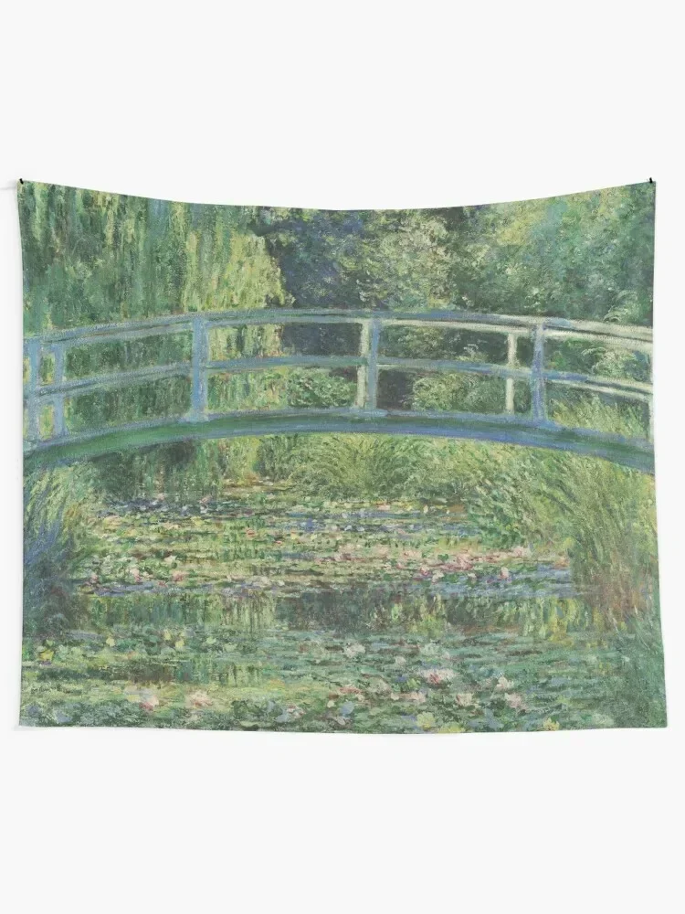 Claude Monet - The Water-Lily Pond Tapestry Tapete For The Wall Room Aesthetic Decor Tapestry