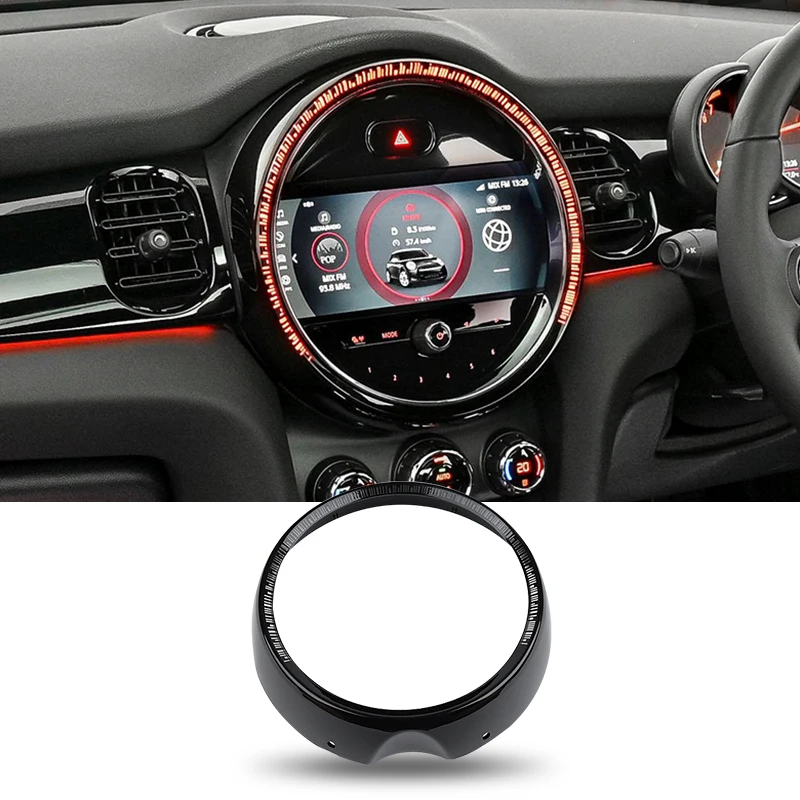 Car Central Control Display Screen Modification Cover Ring 8.8inch 6.5inch For BMW MINI Cooper S JCW F55 F56 F57 Car Accessories