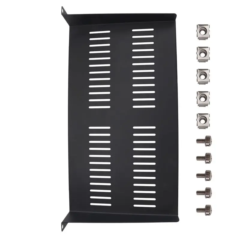 

ABRW-1U Server Rack Mount Shelf With Vented Cantilever Tray For 19 Inch Network Equipment Cabinet
