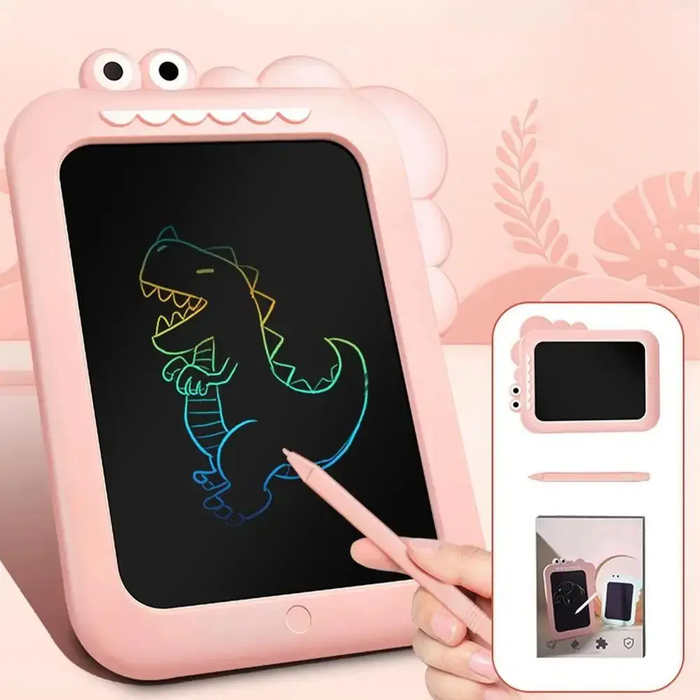 Tablet menggambar bentuk kartun, Tablet pendidikan Digital Lcd Pad salinan gambar untuk anak-anak