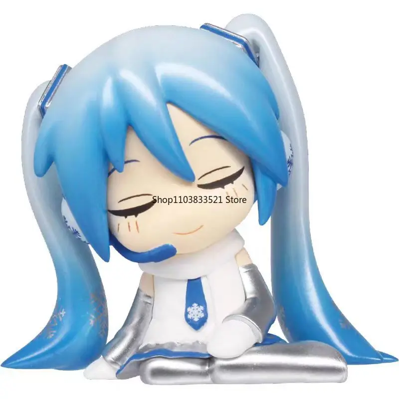 Hatsune Miku Part2 Gashapon Toy KAITO & MEIKO & SNOW MIKU Sleep Series Capsule Action Figure Giocattoli di modello Regalo originale