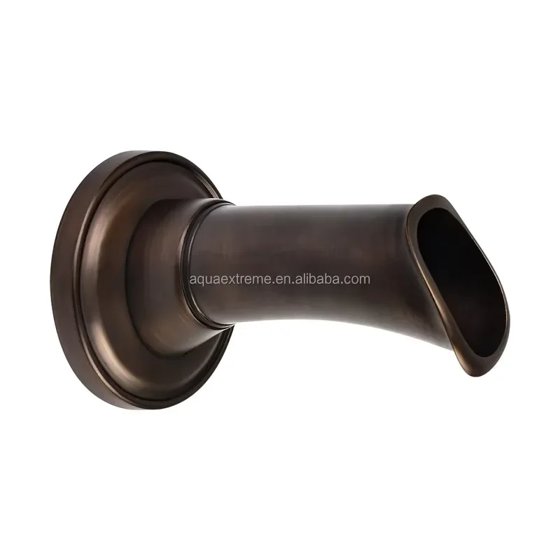 Solid Brass Made Exquisite Handcrafted Waterfall Spout for Landscape, Water Fountain Spout Scupper Decoration for