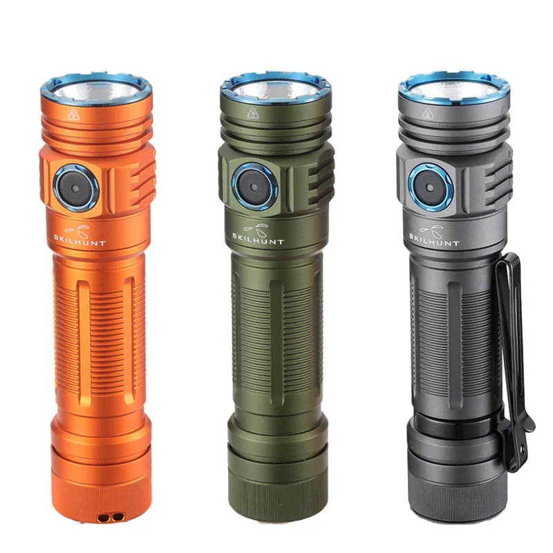 

SKILHUNT M300 V2 3000 Lumens 21700 Magnetic USB Rechargeable LED Flashlight Super High-performance Outdoor Waterproof LED Torch