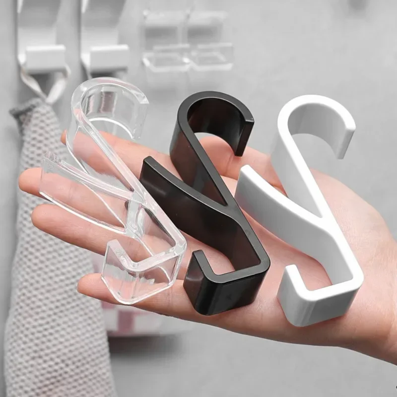 1PC Bathroom Hanger Clips Heated Towel Radiator Rail Hook Holder Multifunction Drying Rack Hook Towel Clothes Storage Hanger
