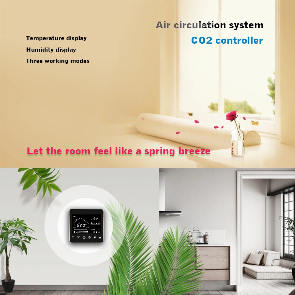 CO2 Sensor Air Quality controller for indoor Ventilation System to improve air quality