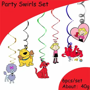 卡通大紅狗克利福德主題派對用品餐具裝飾兒童女寶寶生日派對裝飾嬰兒派對 12 最佳銷售 大紅狗克利福德 - №9