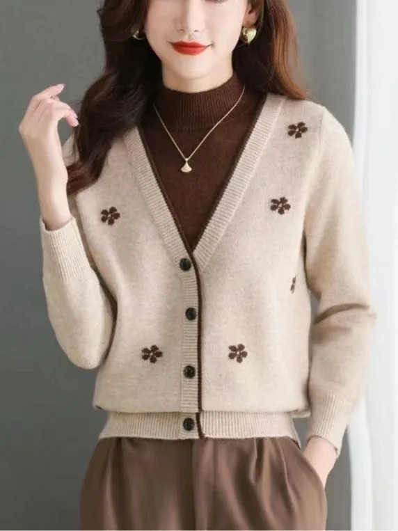 

Модный вязаный базовый свитер irt, женский осенне-зимний тонкий повседневный свитер свободного покроя, мягкий клеевой волокно, внутренняя одежда, топ