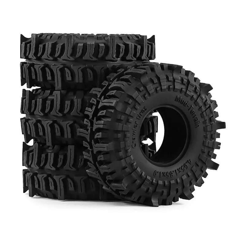 

4PCS 118mm 1.9" Soft Rubber Tire Wheel Tyre for 1/10 RC Crawler Car Axial SCX10 Pro Capra Trxs TRX4 RC4WD D90 Redcat