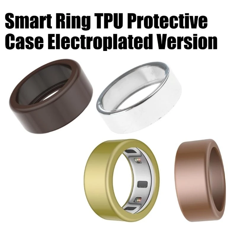 Sweatproof Sleeve Shell Solid Color Protective Cover Scratch Resistant Protector Skin For Oura Ring 4 24 Washable Sleeve