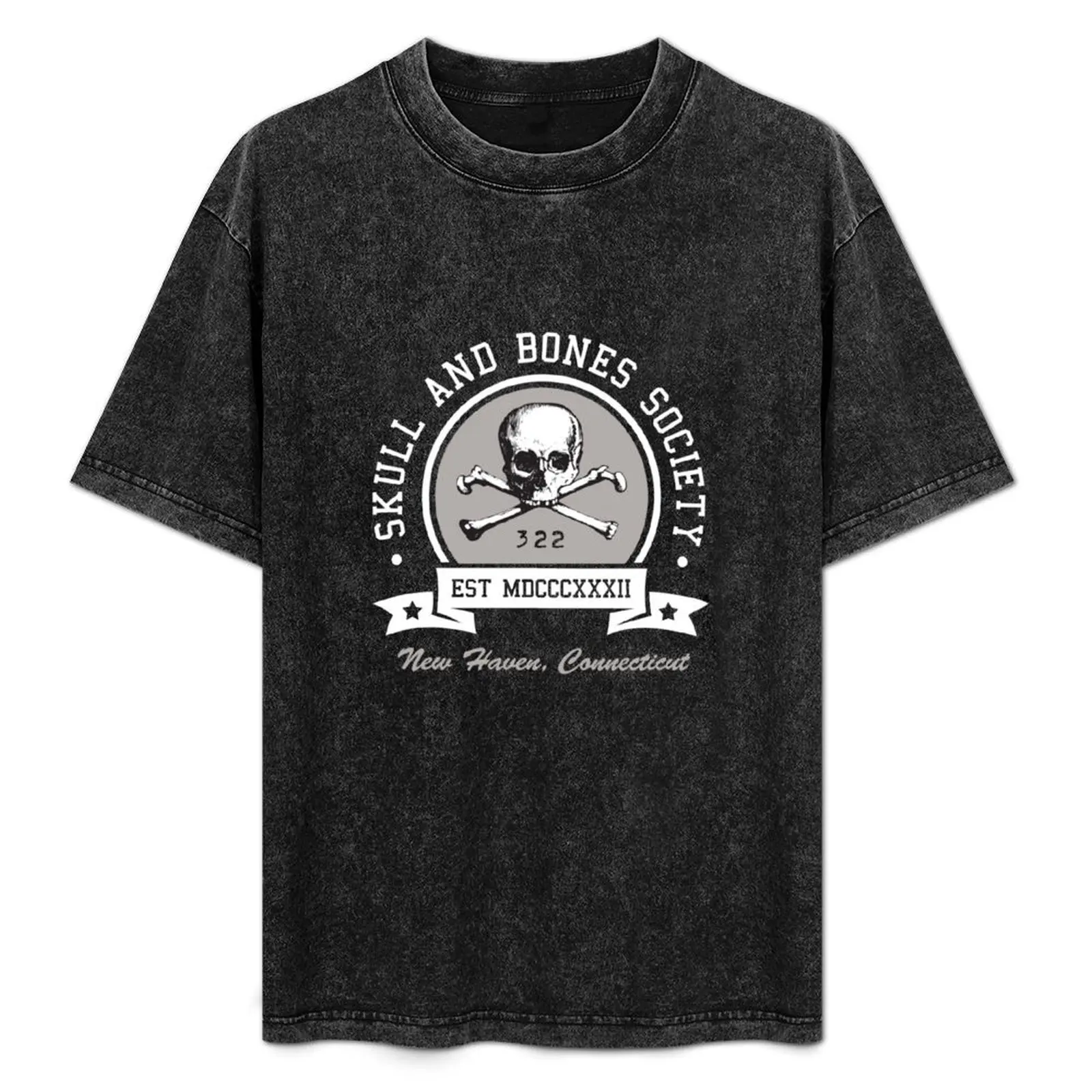 Skull and Bones Secret Society T-Shirt UV Protection Outdoor Tee Shirt